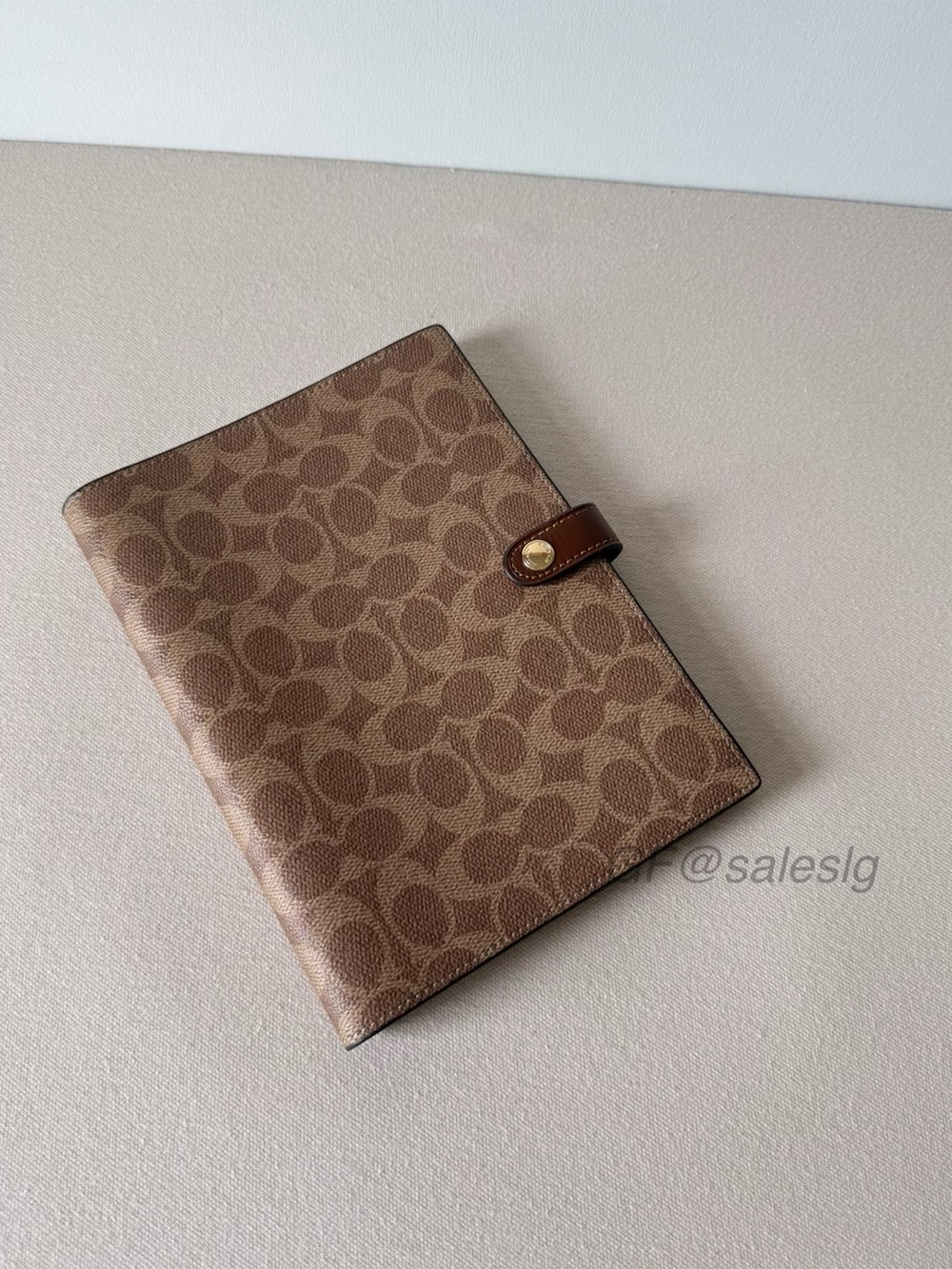 NWT Coach Notebook In Signature Tan with Planner - Picture 3 of 16